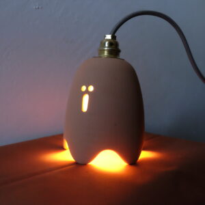 Michel lampe - orange poudré